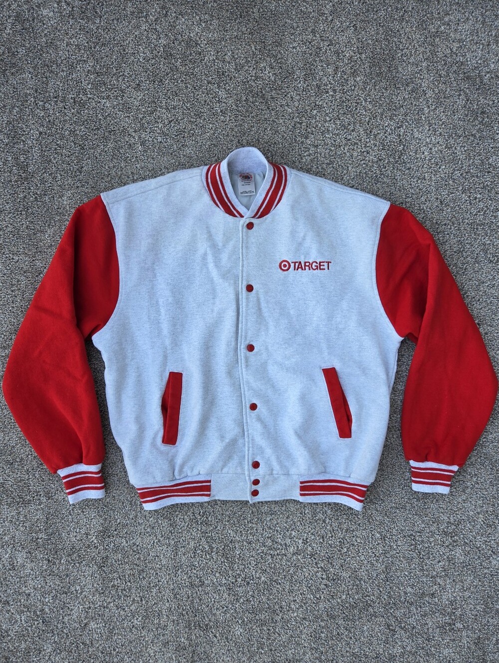 VTG Fruit of the Loom Target Varsity Jacket XL Rare Employee Corporate Promo